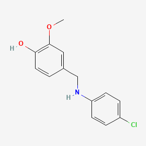 4-{[(4-Chlorophenyl)amino]methyl}-2-methoxyphenol