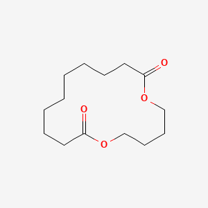 molecular formula C14H24O4 B3054114 1,6-Dioxacyclohexadecane-7,16-dione CAS No. 58296-43-8