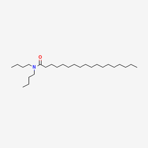molecular formula C26H53NO B3054120 Octadecanamide, N,N-dibutyl- CAS No. 5831-88-9
