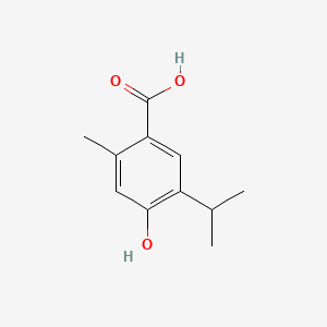 4-Hydroxy-2-methyl-5-(propan-2-yl)benzoic acid