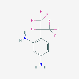 4-(1,1,1,2,3,3,3-Heptafluoropropan-2-yl)benzene-1,3-diamine