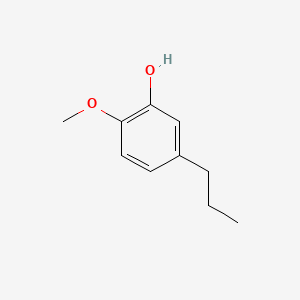 molecular formula C10H14O2 B3054153 2-Methoxy-5-propylphenol CAS No. 58539-27-8