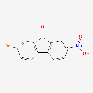 molecular formula C13H6BrNO3 B3054157 2-Bromo-7-nitro-9h-fluoren-9-one CAS No. 58557-62-3