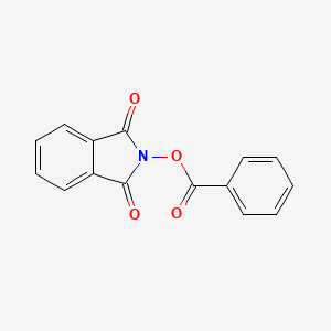 molecular formula C15H9NO4 B3054161 1,3-dioxo-2,3-dihydro-1H-isoindol-2-yl benzoate CAS No. 58585-84-5