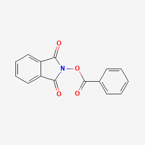 molecular formula C15H9NO4 B3054161 1H-Isoindole-1,3(2H)-dione, 2-(benzoyloxy)- CAS No. 58585-84-5