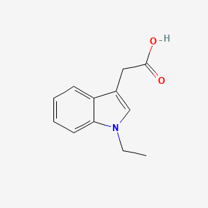 molecular formula C12H13NO2 B3054173 2-(1-ethyl-1H-indol-3-yl)acetic acid CAS No. 58690-18-9