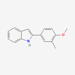 2-(4-methoxy-3-methylphenyl)-1H-indole