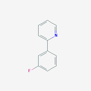 molecular formula C11H8FN B3054197 2-(3-Fluorophenyl)pyridine CAS No. 58861-54-4