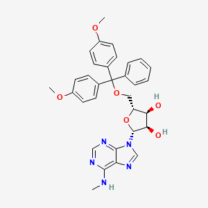 5'-O-[Bis(4-methoxyphenyl)(phenyl)methyl]-N-methyladenosine