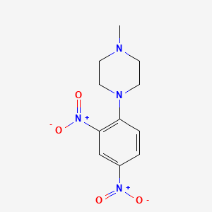 molecular formula C11H14N4O4 B3054209 1-(2,4-Dinitrophenyl)-4-methylpiperazine CAS No. 58910-37-5