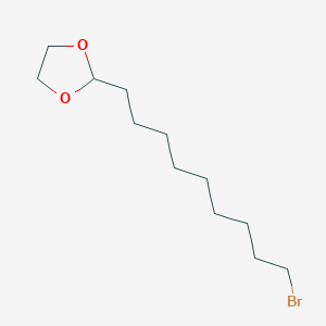 molecular formula C12H23BrO2 B3054229 2-(9-Bromononyl)-1,3-dioxolane CAS No. 59014-60-7