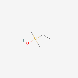 molecular formula C4H12OSi B3054236 Silanol, ethyldimethyl- CAS No. 5906-73-0