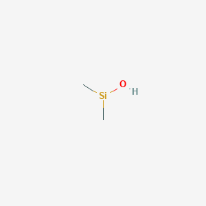 molecular formula C2H7OSi B3054237 Silanol, dimethyl- CAS No. 5906-76-3