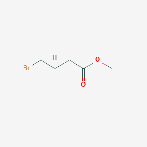 molecular formula C6H11BrO2 B3054252 Methyl 4-bromo-3-methylbutanoate CAS No. 59147-45-4