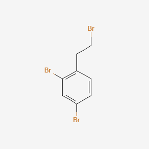molecular formula C8H7Br3 B3054258 1-(2-Bromoethyl)-2,4-dibromobenzene CAS No. 59216-17-0