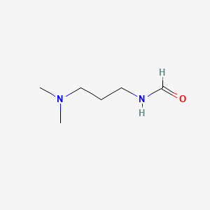 molecular formula C6H14N2O B3054259 N-[3-(Dimethylamino)propyl]formamide CAS No. 5922-69-0