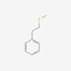 molecular formula C9H12S B3054268 Benzene, [2-(methylthio)ethyl]- CAS No. 5925-63-3