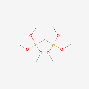 molecular formula C7H20O6Si2 B3054271 2,6-Dioxa-3,5-disilaheptane, 3,3,5,5-tetramethoxy- CAS No. 5926-29-4