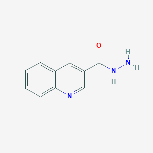 molecular formula C10H9N3O B3054276 Quinoline-3-carbohydrazide CAS No. 59282-61-0