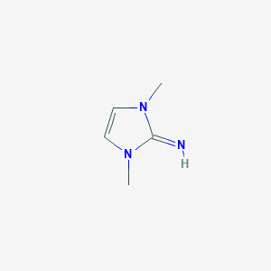 molecular formula C5H9N3 B3054317 2H-Imidazol-2-imine, 1,3-dihydro-1,3-dimethyl- CAS No. 59581-72-5