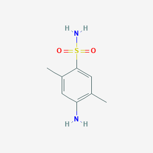 molecular formula C8H12N2O2S B3054339 4-Amino-2,5-dimethylbenzenesulfonamide CAS No. 59700-38-8