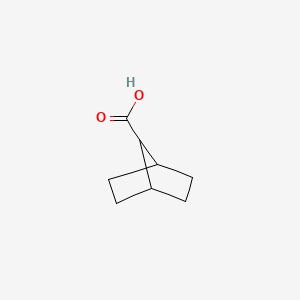 molecular formula C8H12O2 B3054342 Bicyclo[2.2.1]heptane-7-carboxylic acid CAS No. 5971-67-5