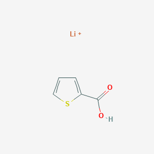 molecular formula C5H3LiO2S B3054347 Lithium 2-thiophenecarboxylate CAS No. 59753-16-1