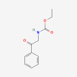 molecular formula C11H13NO3 B3054354 Ethyl (2-oxo-2-phenylethyl)carbamate CAS No. 59840-70-9