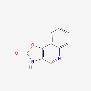 molecular formula C10H6N2O2 B3054357 Oxazolo[4,5-c]quinolin-2(3H)-one CAS No. 59851-66-0