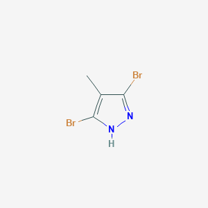 molecular formula C4H4Br2N2 B3054383 3,5-Dibromo-4-methyl-1H-pyrazole CAS No. 60061-54-3