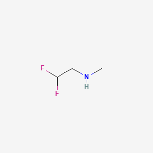 molecular formula C3H7F2N B3054404 (2,2-Difluoro-ethyl)-methyl-amine CAS No. 60168-06-1
