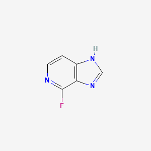 molecular formula C6H4FN3 B3054406 4-fluoro-1H-imidazo[4,5-c]pyridine CAS No. 60186-28-9