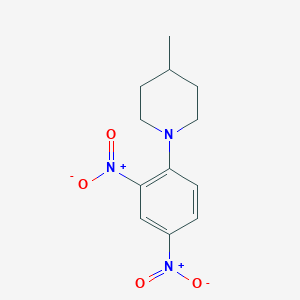 molecular formula C12H15N3O4 B3054409 1-(2,4-Dinitrophenyl)-4-methylpiperidine CAS No. 60212-38-6