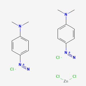 4-(Dimethylamino)benzenediazonium tetrachlorozincate (2:1)