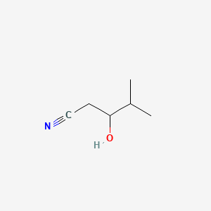 molecular formula C6H11NO B3054414 3-Hydroxy-4-methylpentanenitrile CAS No. 60234-37-9