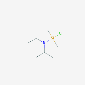 molecular formula C8H20ClNSi B3054419 CHLORO(DIISOPROPYLAMINO)DIMETHYLSILANE CAS No. 6026-08-0