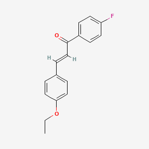 (2E)-3-(4-Ethoxyphenyl)-1-(4-fluorophenyl)prop-2-en-1-one