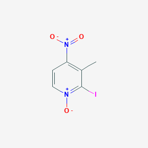 Pyridine, 2-iodo-3-methyl-4-nitro-, 1-oxide