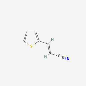 molecular formula C7H5NS B3054438 3-(2-Thienyl)acrylonitrile CAS No. 6041-28-7