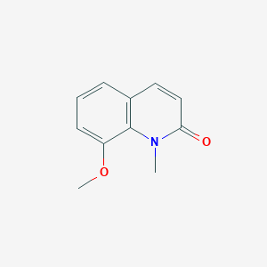 molecular formula C11H11NO2 B3054442 8-Methoxy-1-methylquinolin-2-one CAS No. 60443-14-3