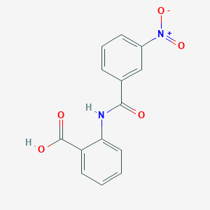 molecular formula C14H10N2O5 B3054454 2-(3-Nitrobenzoylamino)benzoic acid CAS No. 60498-41-1