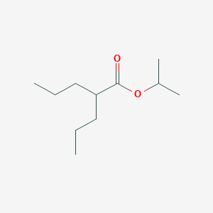 molecular formula C11H22O2 B3054456 isopropyl 2-propylpentanoate CAS No. 60498-67-1