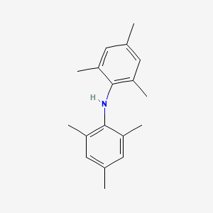molecular formula C18H23N B3054459 Dimesitylamine CAS No. 6050-18-6