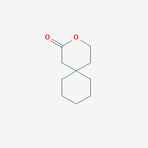 molecular formula C10H16O2 B3054465 3-Oxaspiro[5.5]undecan-2-one CAS No. 6051-08-7