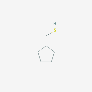 molecular formula C6H12S B3054468 Cyclopentylmethanethiol CAS No. 6053-79-8