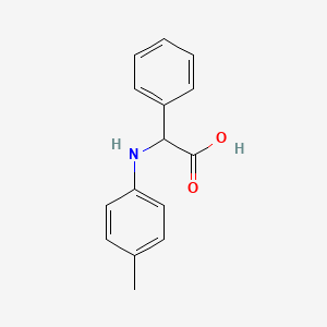 [(4-Methylphenyl)amino](phenyl)acetic acid