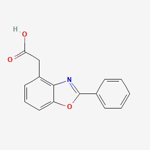 4-Benzoxazoleacetic acid, 2-phenyl-