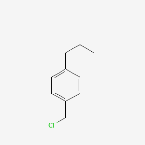 molecular formula C11H15Cl B3054492 1-(Chloromethyl)-4-(2-methylpropyl)benzene CAS No. 60736-79-0
