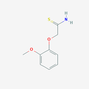 2-(2-Methoxyphenoxy)ethanethioamide