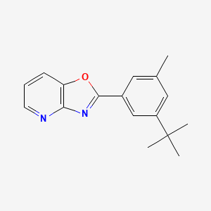 2-(3-(tert-Butyl)-5-methylphenyl)oxazolo[4,5-b]pyridine